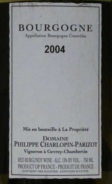 Franc de Pied Dom. Philippe Charlopin