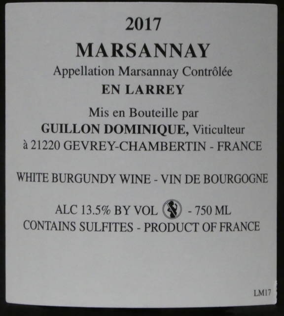 Dom Marsannay en Larrey