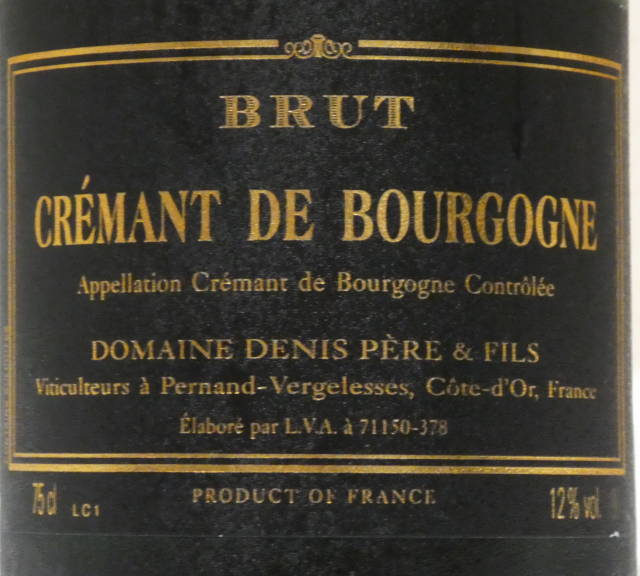 Cremant de Bourgogne S.A. Denis Pere et File